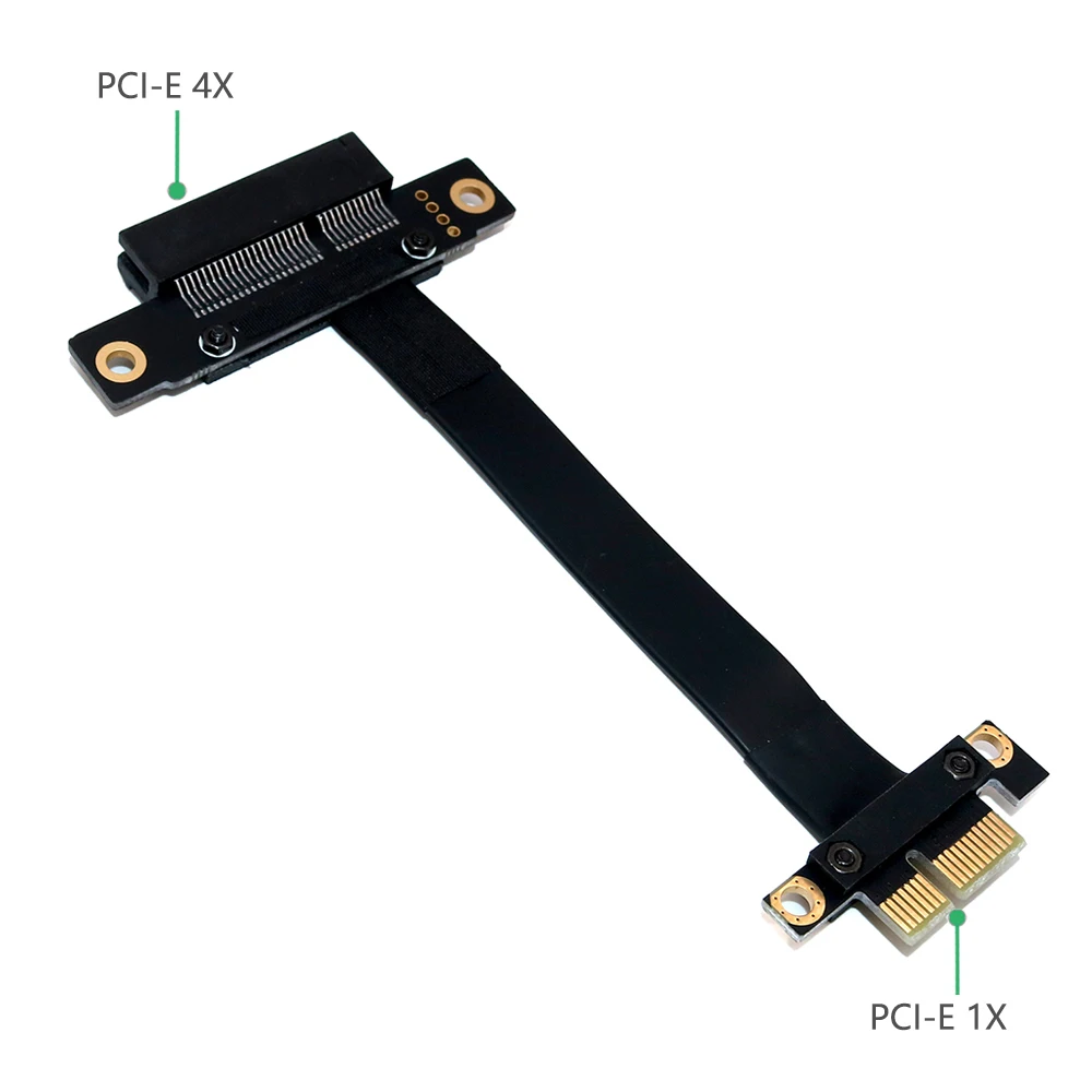 PCI Express PCIE Riser Flex кабель для перемещения PCI-E 1X в 4X слот Riser Card удлинитель для Bitcoin Miner Mining