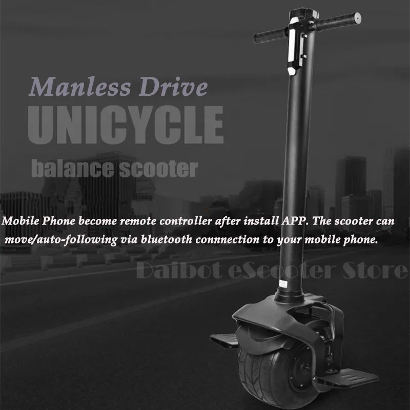 Daibot Monowheel Electric Unicycle Self Balancing Scooters 800W With BluetoothAPPGPS One Wheel Adult Smart Electric Scooter    (20)