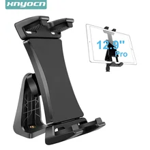 Support de tablette Portable rotatif 2 en 1 à 360 °, Clip de support réglable pour iPad Pro 12.9 Mini Xiaomi Huawei Pad