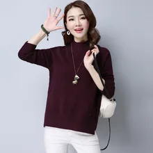 ^^Best Offers Woman Winter Autumn Pullover Sweater Solid Colour Plain Knitwear Pure Basic Knitted Tops Minimalist Pullovers Less is More 2019 ^^Best Offers Woman Winter Autumn Pullover Sweater Solid Colour Plain Knitwear Pure Basic Knitted Tops Minimalist Pullovers Less is More 2019