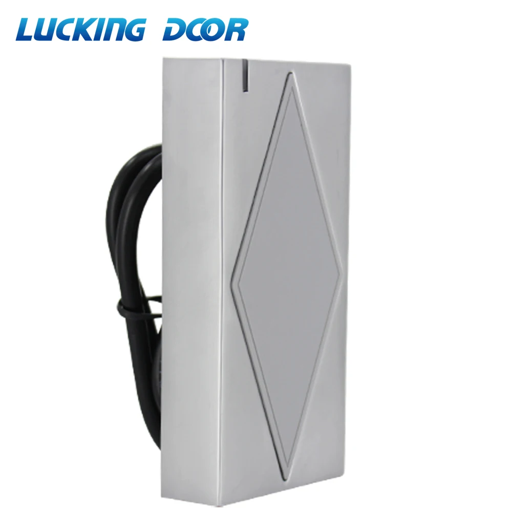 

IP66 waterproof metal Rfid 125KHZ 13.56MHZ Proximity Card Reader with wiegand door access control system kit