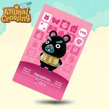 

195 Hamphrey Animal Crossing Card Amiibo Cards Work for Switch NS 3DS Games