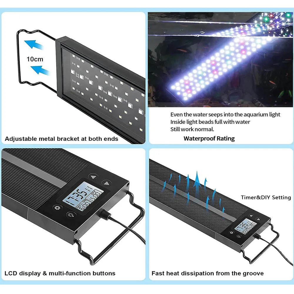 Aquarium Light 12-24inch for Freshwater Planted Tank