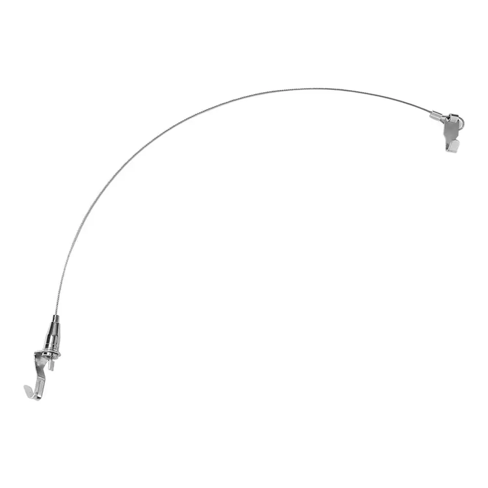 

4pcs Adjustable Exhibition Hooks 304 Stainless Steel Wire Rope Hooks for Hanging Paintings Photograph Decoration Hardware