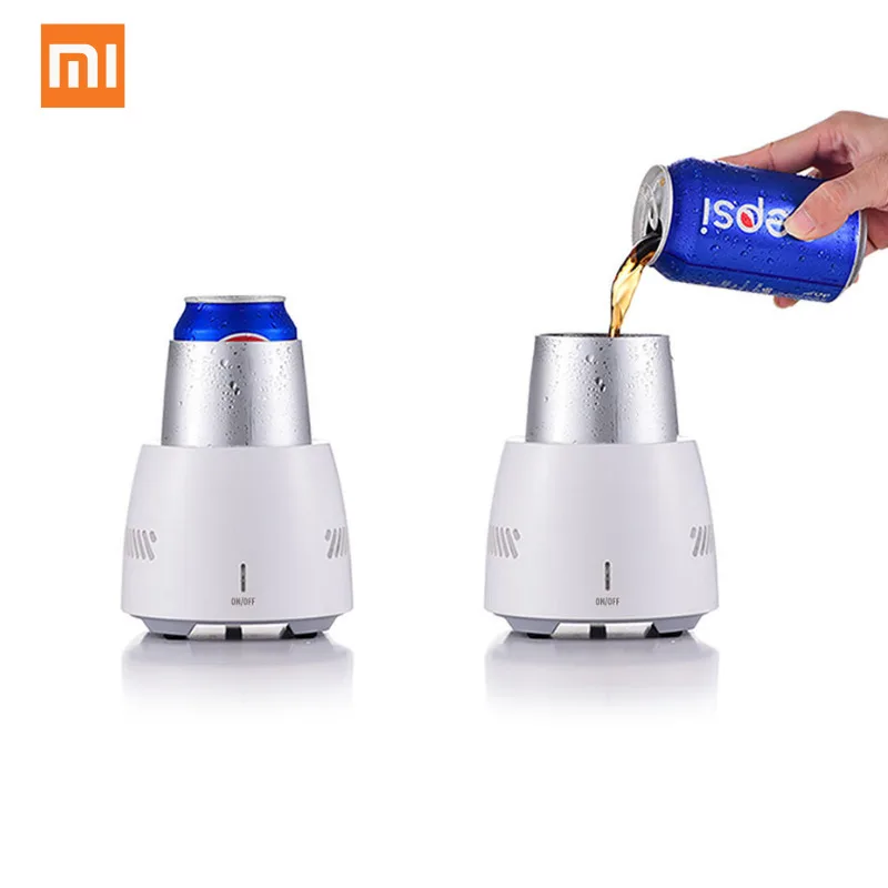 XIAOMI Mijia портативная чашка мгновенного охлаждения Электрический кулер холодный