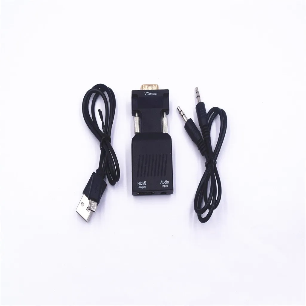 Ouhaobin Adapter VGA HDMI Converter VGA TO HDMI Adapter For Laptop for TV Projector Computer Accessories