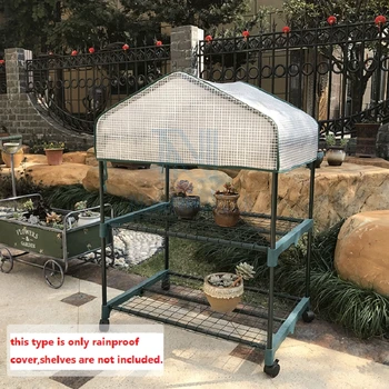 

Foreign Trade Flower Shelf Rainproof Cover Outdoor Awning Greenhouse Three-layer Shading Net Garden Thermal Insulation Room
