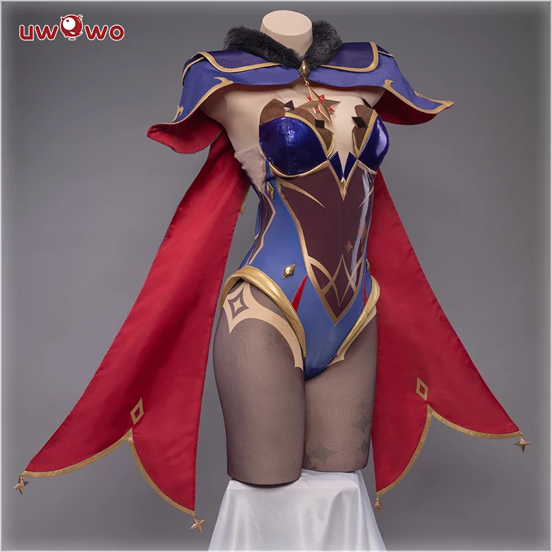 UWOWO Game Genshin Impact Mona Megistus Astral Reflection Cosplay Costume Special Cute Enigmatic Astrologer