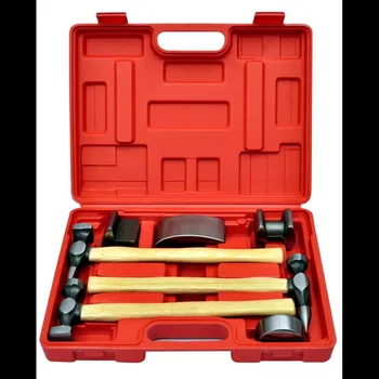 

VidaXL 7-Piece Auto Body Hammer And Dolly Dent Repair Set 140159