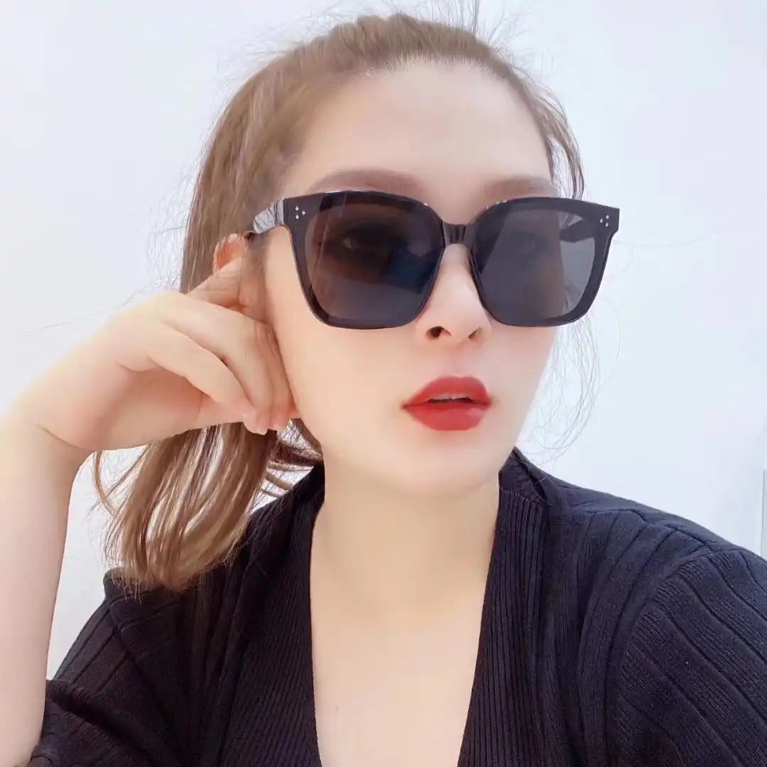 21ブランド新韓国jennie協力gmサングラスファッション女性エレガントなサングラスクラシックレディスクエアフレームメガネ5色 サングラス Aliexpress