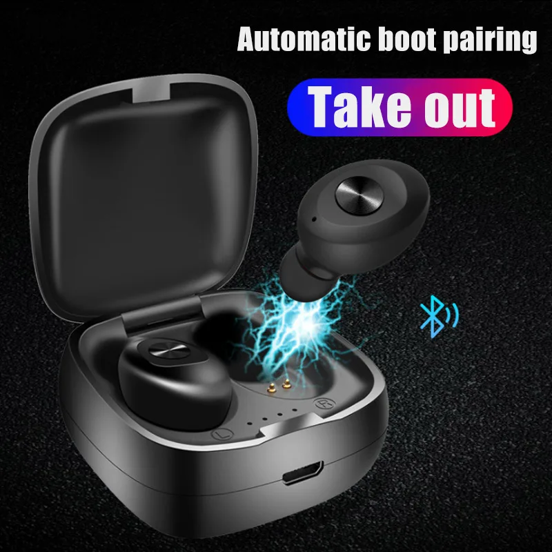 

TWS Wireless Bluetooth Earphones Stereo HIFI Sound Handsfree Earbuds with Charge Case WIF66