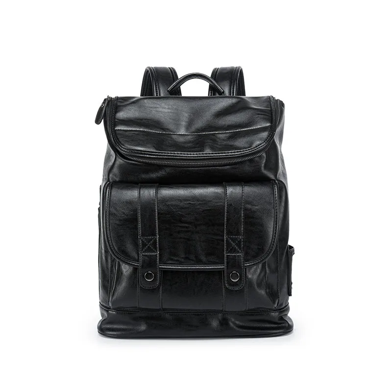 women leather Simple lady bag washed with water and inclined bag Japanese and Korean style one-shoulder envelope package
