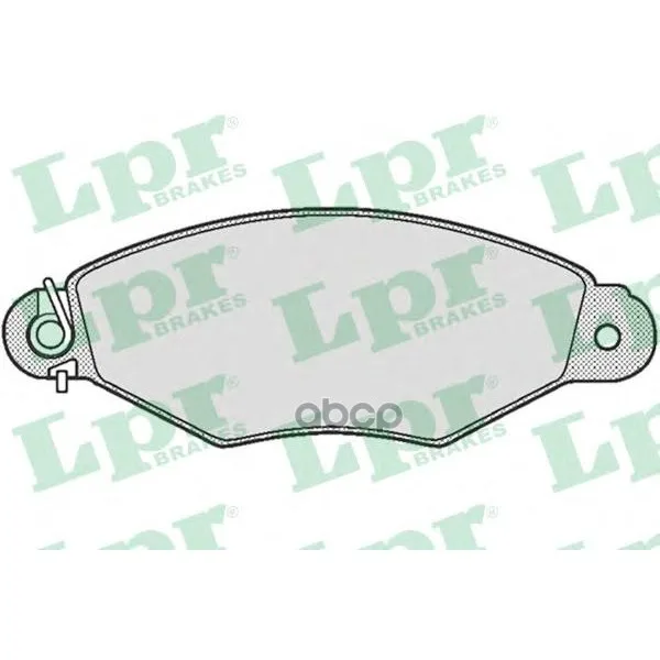 Колодки Тормозные Nissan Kubistar 03-/Renault Kangoo 97- Передние Lpr 05p662 Lpr арт. 05P662