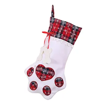 

Christmas Supplies Creative Dog Paws Christmas Stockings Christmas Decorations Christmas Sock Gift Bags
