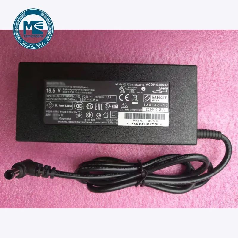 original new tv power adapter For Sony ACDP-085N02 19.5V 4.35A