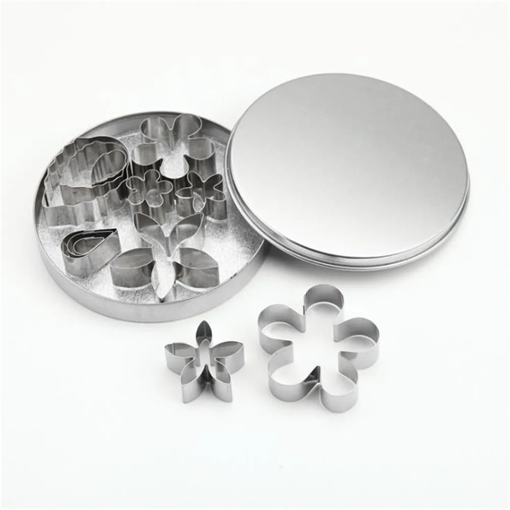 Polymer Clay Cutter Stainless Steel Flower Petal Leaf Shape Cutting Mould Diy Cookie Thai Ceramic Soil Pottery Tools | Дом и сад