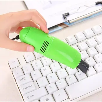 

Mini Computer Keyboard Office Computer Cleaners Keyboard Brush Clean Computer Tools Vacuum Cleaner USB Dust Cleaner Portable