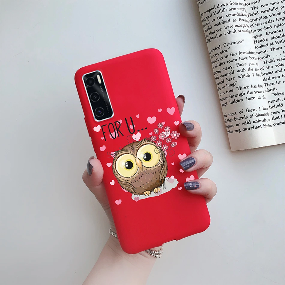 iphone se phone case For Vivo V20 SE Phone Case V2022 V2023 Soft Silicone Back Protective Heart Cover For vivov20se Vivo V 20 se V20SE 6.44'' Fundas best iphone se case