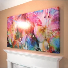 DIY Алмазная картина, размер на заказ, абстрактный цветок, искусство 5D, полностью квадратные Стразы, алмазная вышивка, мозаика, вышивка крестиком, домашний декор