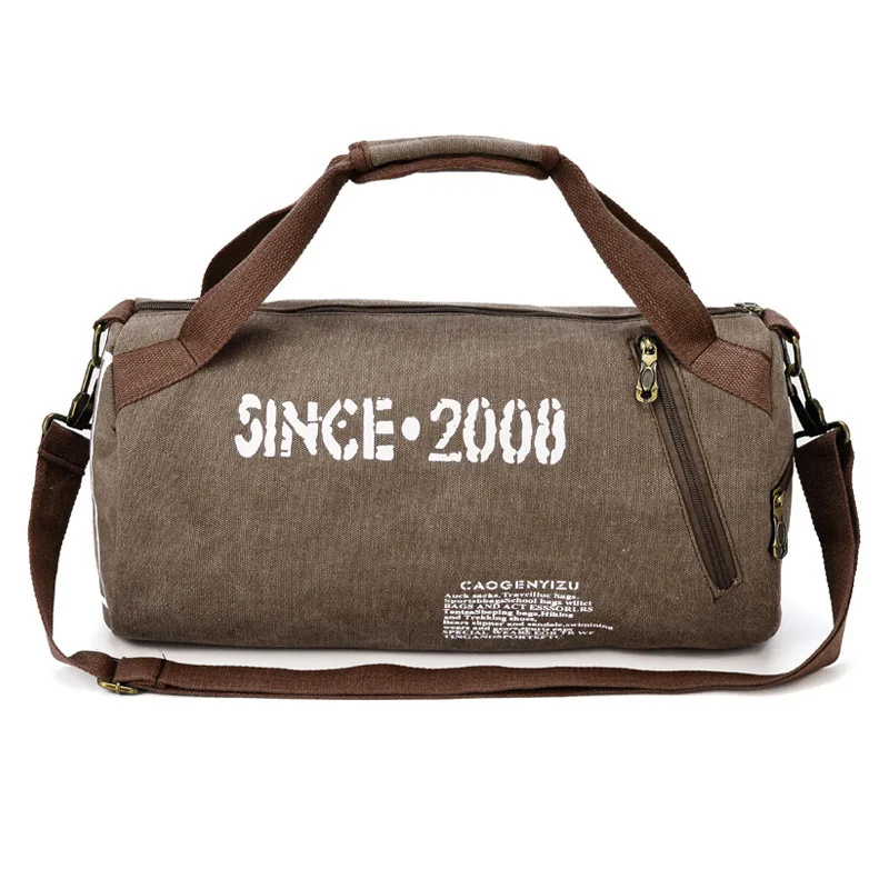 

Canvas Sport Bag Training Gym Bag Men Woman Fitness Bags Durable Multifunction Handbag Outdoor Sporting Tote For Male