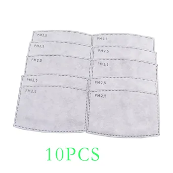 

PM2.5 Activated Carbon Filter Paper for Adults Mouth Face Mask Health Care10/20/30/40/50/100/150/200/500Pcs/Lot