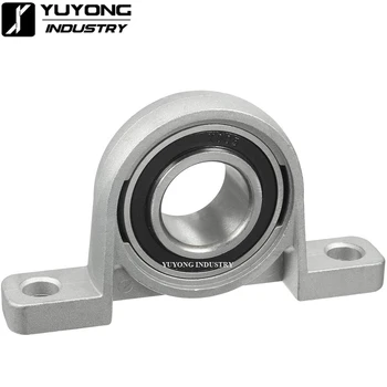 

50pcs/lot zinc alloy Ball Bearing KP005 Bore 25mm Pillow Block Mounted Insert Bearing Support for 3D Printer CNC Engraver Mill