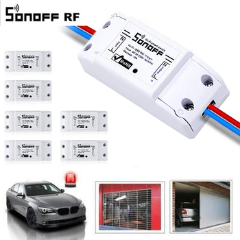 

1/2/3/4/5/10PCS With Google Home Alexa SONOFF Basic Smart Home Wifi Switch DIY APP Wireless Remote Switch Light 220v Wifi Timer