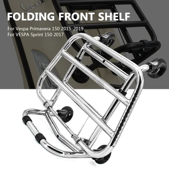

Black Motorcycle Front luggage rack Bracket Holder for 2017 Vespa Sprint Adventure for Primavera 150 2016 2018 2019 Accessories