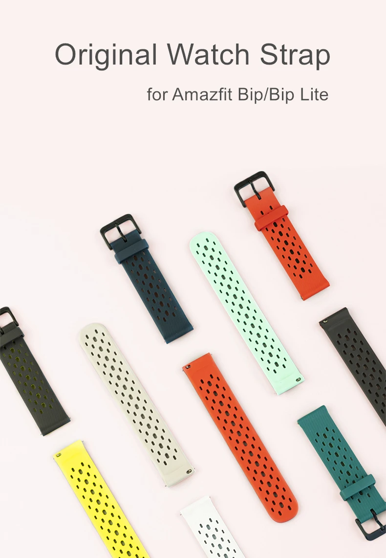 Amazfit Bip ремешок для часов спортивный удобный сменный TPE ремешок для Xiaomi Huami Amazfit Bip& Bip Lite Смарт-часы