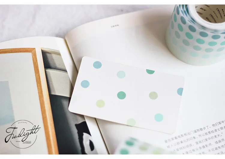 BAHAMUT Circle Stickers Series Washi Tape Hipster PDA Album DIY Decorative Stickers 8-Selected