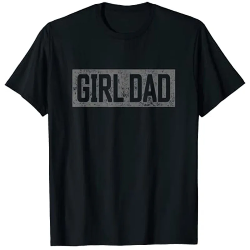 

Винтажная футболка для мужчин GirlDad с принтом гордого отца девушки отца