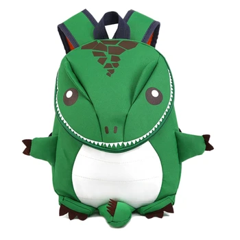 

3D Dinosaur Backpack Boy Children Backpack Children Kindergarten Small Bag Girl Animal Schoolbag Back Green