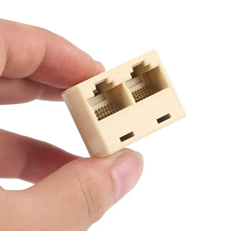 Разветвитель для кабеля Ethernet RJ45 CAT5 6 1 2 гнезда|Компьютерные кабели и разъемы| |