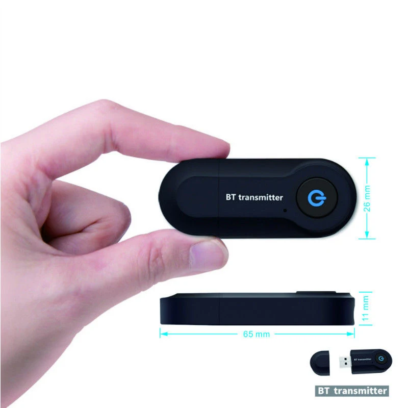 Usb-передатчик tv 3,5 мм черный 2 в 1 Универсальный Bluetooth компьютер прочный практичный, Высококачественный