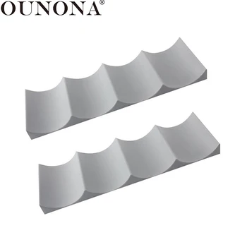 

OUNONA 2pcs Wine Storage Rack Plastic Wine Bottle Display Holder Stacking Mat Kitchen Cabinet Fridge Storage Rack Random Color