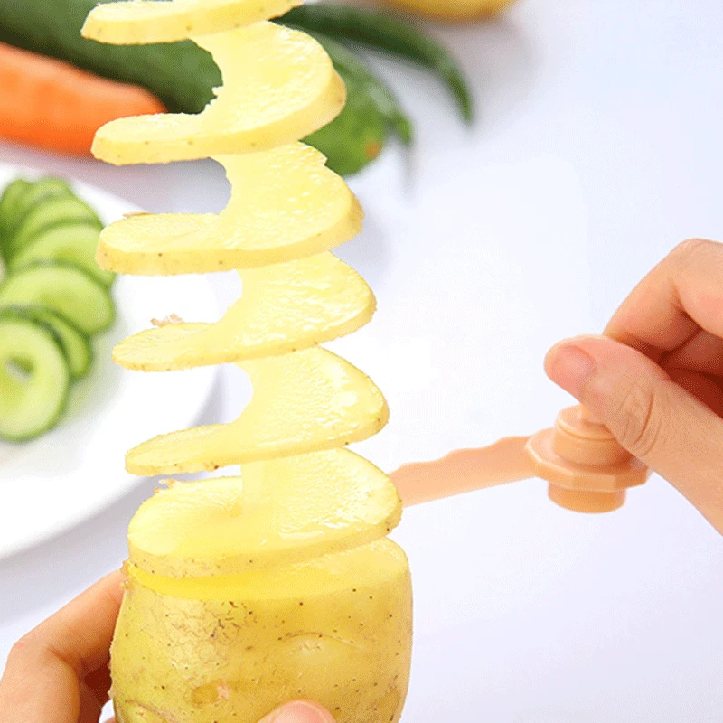 

Carrot Spiral Slicer Kitchen Vegetable Cutting Models Potato Cutter Cooking Accessories Home Gadgets Spiral Slicer Cutter