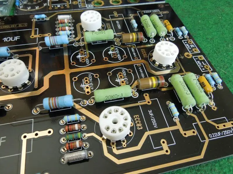 Famous circuit 12AU7 12AX7 Tube preamplifier KIT DIY preamp 2