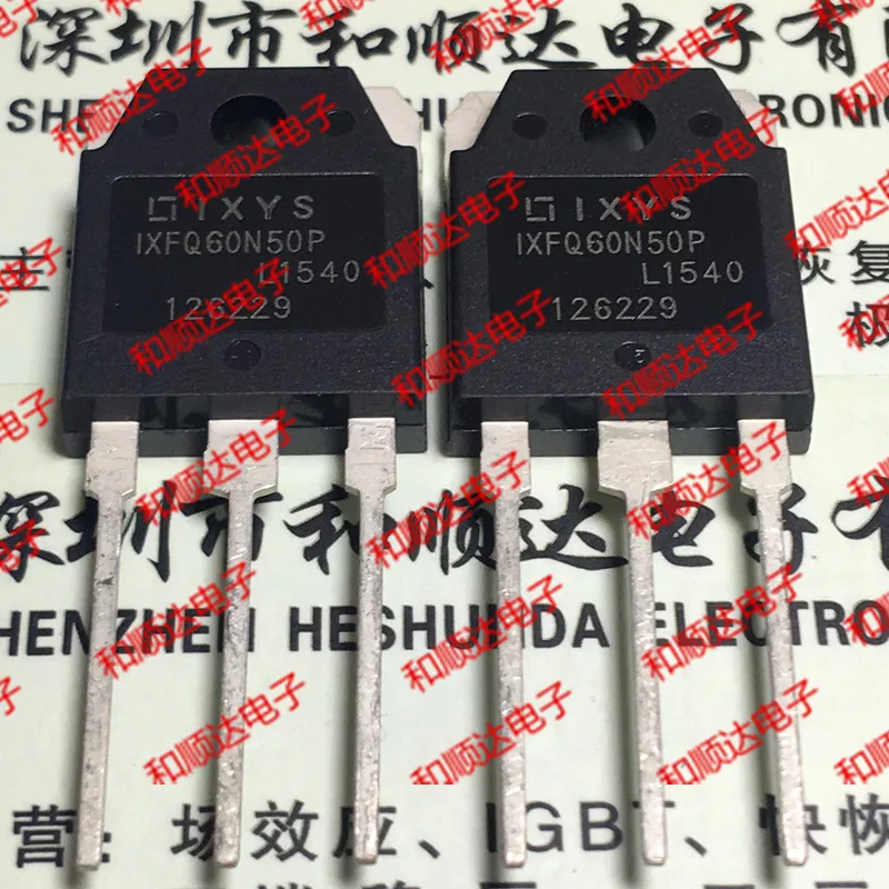 2 шт./IXFQ60N50P TO-3P 500V 60A TO3P