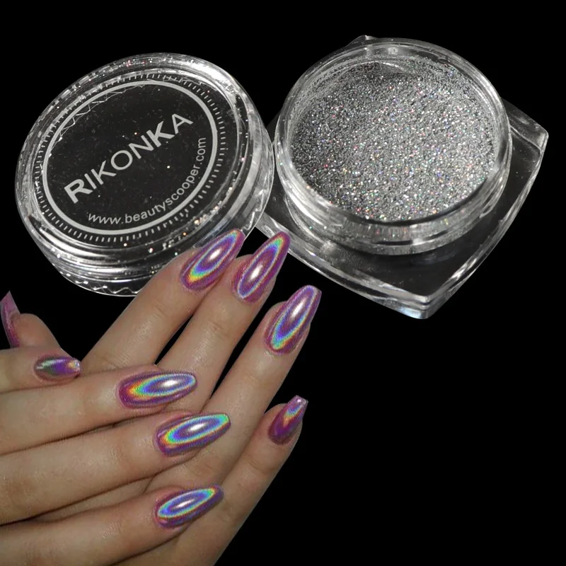 1 коробка голографический блестящий для ногтей порошок павлин тонкий блеск пыли