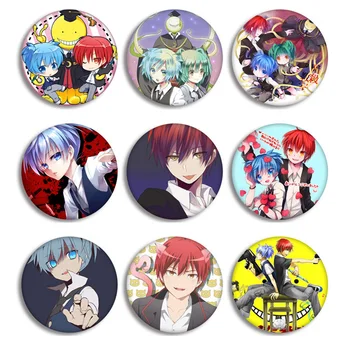 

Anime Assassination Classroom Cosplay Badge Cartoon Figure Korosensei Brooch Pins Jewelry Gift Backpacks Clothes Collection