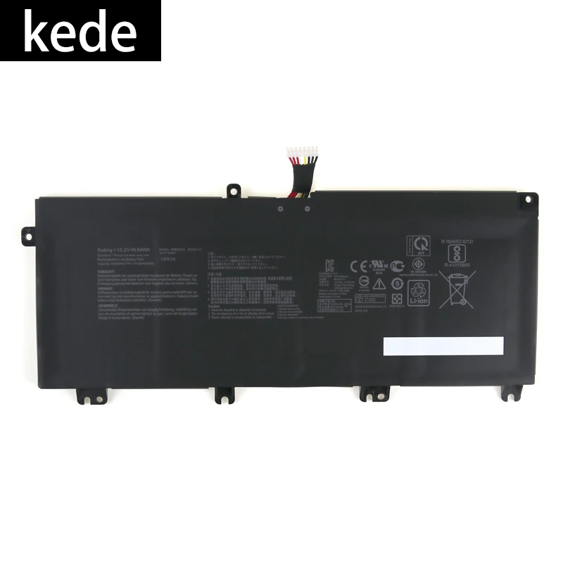 Kede ноутбук батарея B41N1711 для Asus GL503 FX503VM FX63V GL703VD ZX63V 15,2 V 64Wh