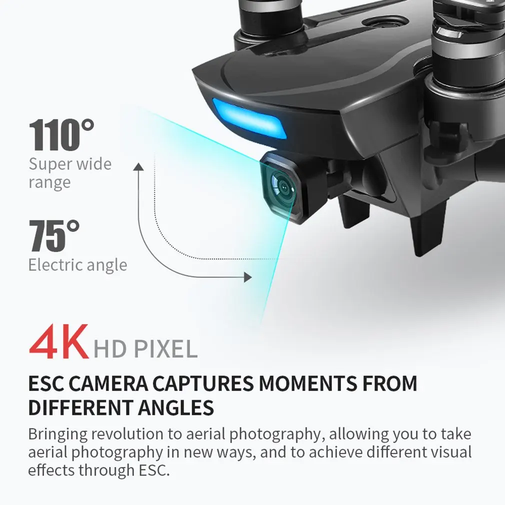 CG018 RC складной Дрон с 4K HD камерой жесты фото Дрон RC Helicoter четырехосевой самолет gps/оптический поток Дрон