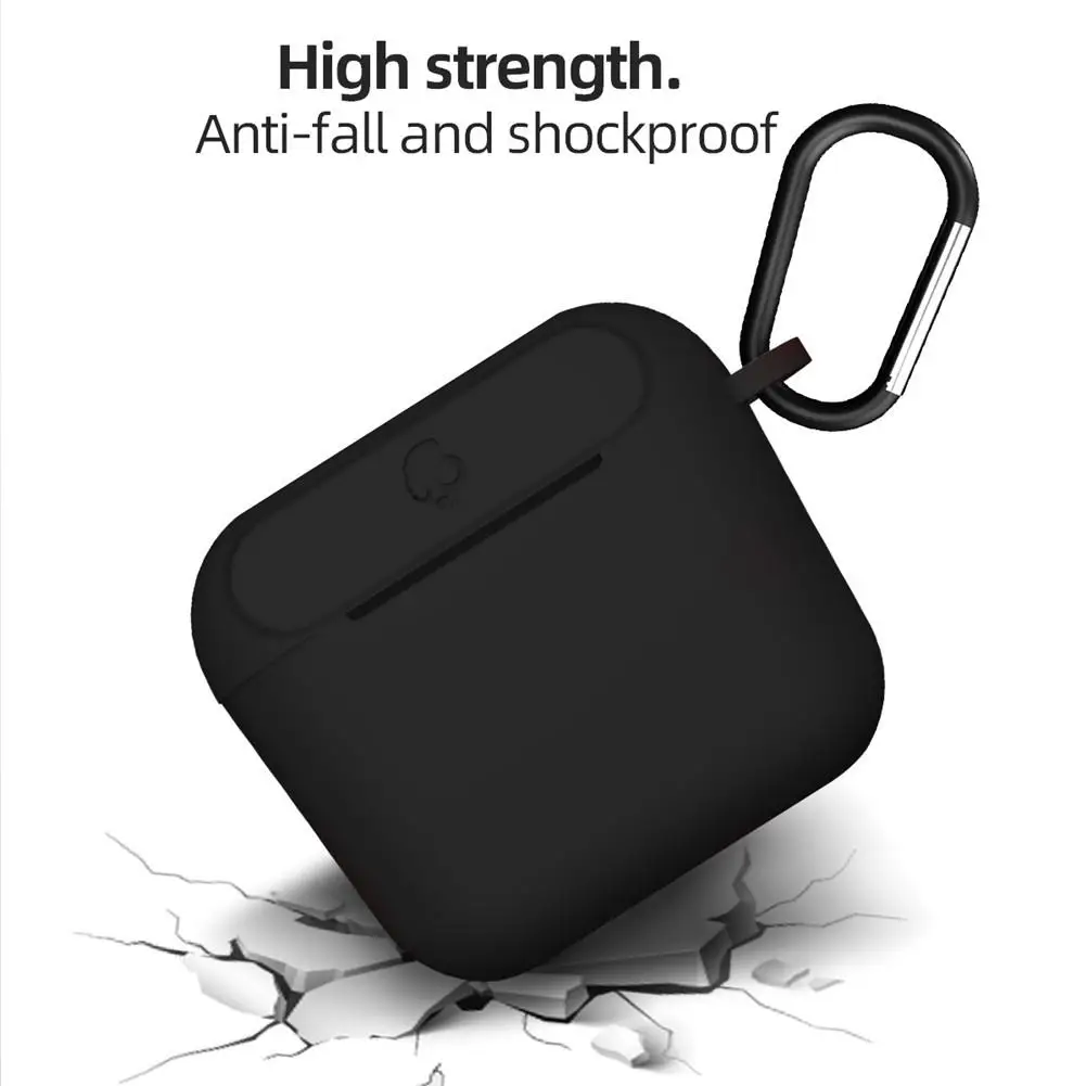 Противоударный силиконовый защитный чехол, портативные bluetooth-наушники, чехол для защиты от ударов с крюком для черепа candy indy