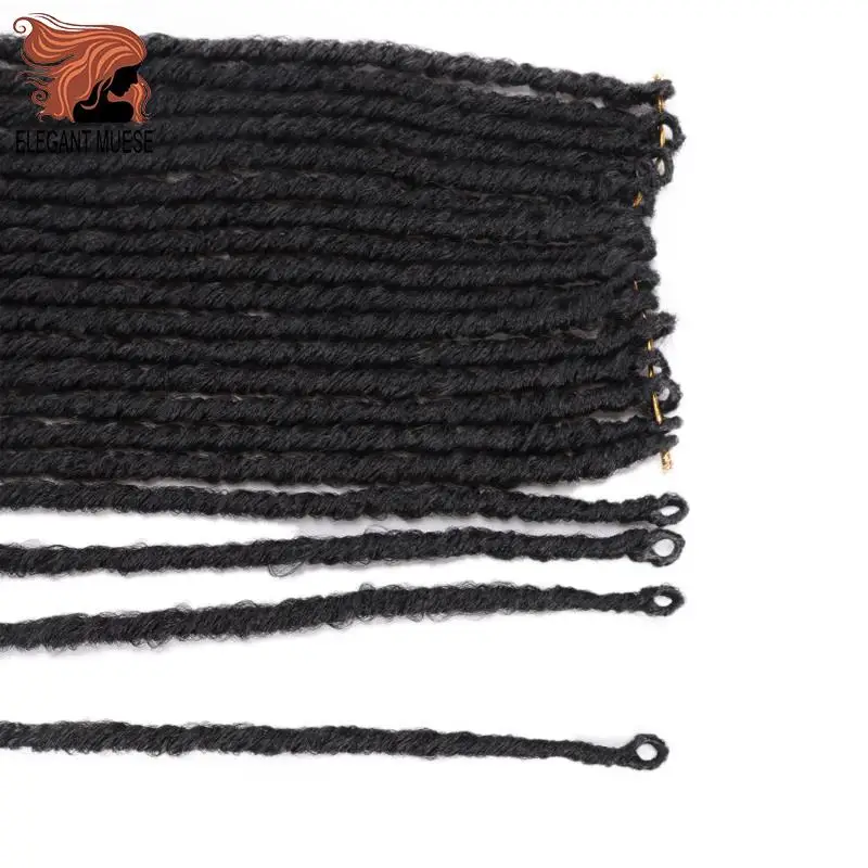 Elegant MUSES 20 дюймов синтетический искусственный Locs мягкий, прямые, на крючках, косички, Jumbo страх прическа эффектом деграде(переход от темного к Цвет плетения наращивание волос