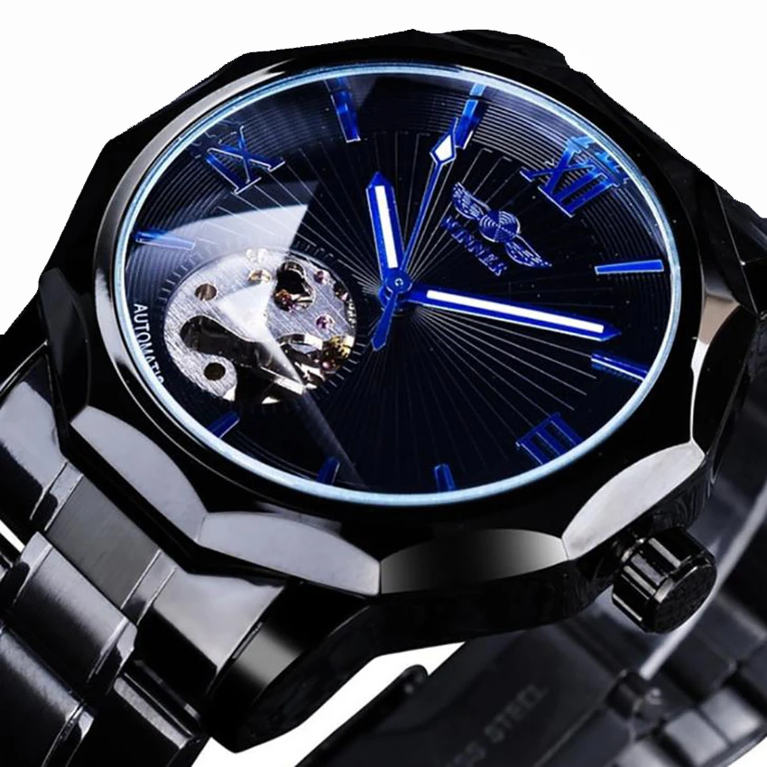 

Mens Watches European style Top Luxury Brand Men hollow manual mechanical Watch Men's Quartz Clock Wrist Watch Relogio Masculino