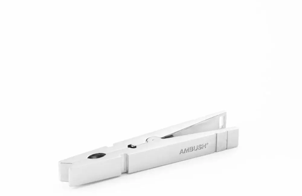 Silver Plated Клипсы AMBUSH nobo в стиле хип-хоп модные аксессуары дизайн новые серьги для мужчин и женщин - Окраска металла: Silver Plated
