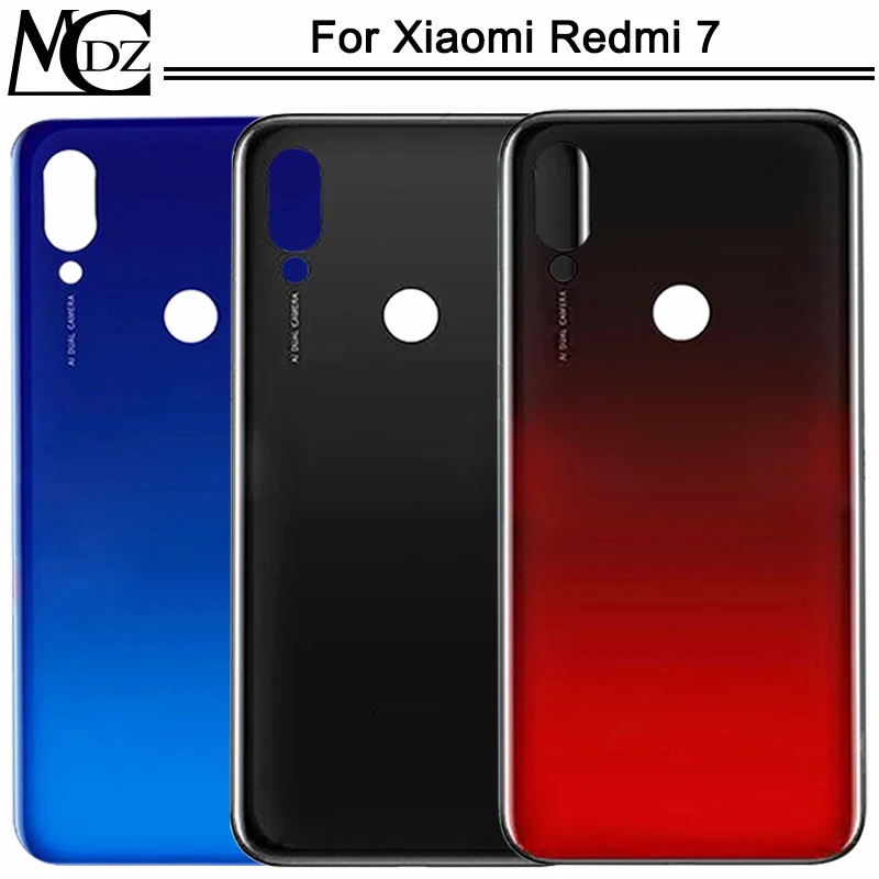 Redmi 7 крышка батареи для Xiaomi Redmi 7 чехол задняя крышка Задняя Дверь Корпус Крышка