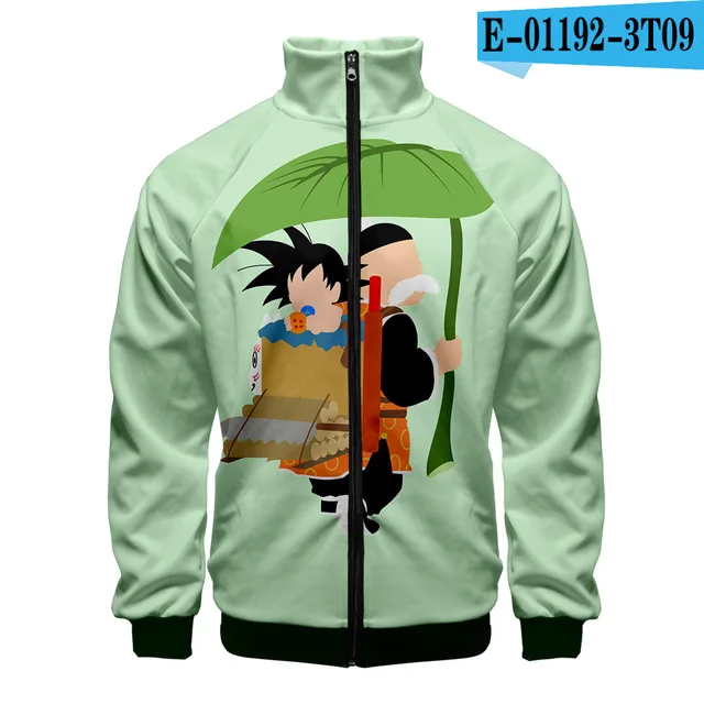 3d-2558 Dragon Ball DBZ 3d чехол с принтами воротник на молнии куртка для мужчин и женщин harajuku Толстовка с Гоку Ainme куртки с длинными рукавами одежда - Цвет: 3d-2558