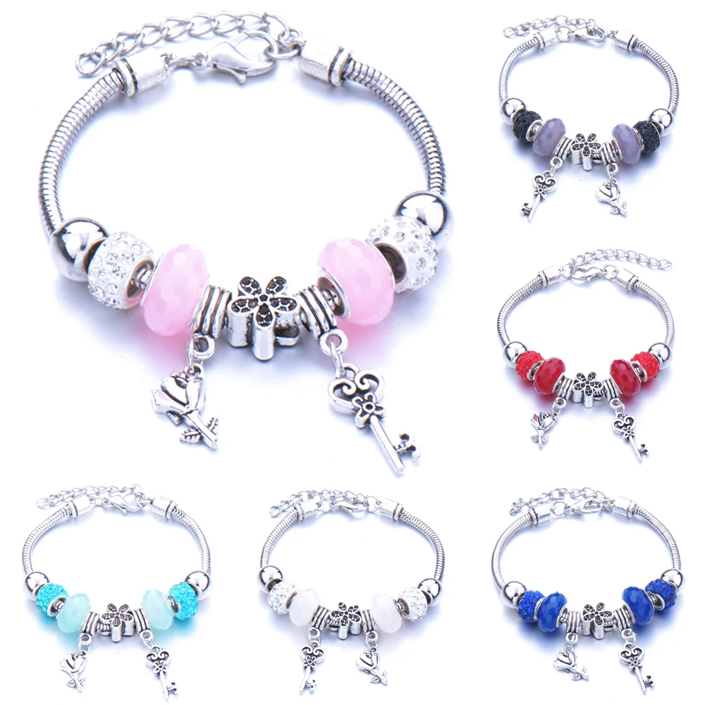 Новый браслет ювелирные изделия искусственная Пряжка змея цепочка браслеты из