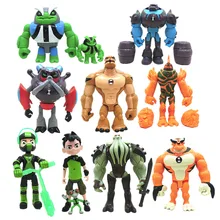 11 pçs figura de ação pvc ben tennyson quatro braços cinza matéria kineceleran diamondhead heatblast humongousaur rath vilgax crianças brinquedos